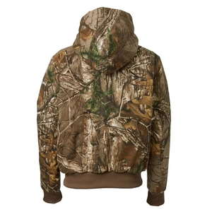 Veste de chasse d'hiver en softshell camouflage personnalisée de haute qualité, respirante, imperméable, unisexe, à manches longues, coupe-vent pour la chasse au canard - Product Image 2