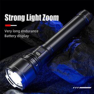 CITICITY Tactical Flashlight High Lumens <b>Rechargeable</b> USB Super Bright <b>LED</b> 4 Modes & Waterproof Outdoor Indoor - Product Image 2