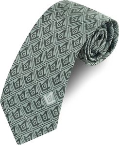 Corbata Masónica Formal Lodge Gift, Hecha a Medida, Calidad Superior, Ecológica, Transpirable, Anti-Pilling, Secado Rápido, Color y Logotipo Personalizados para Hombre - Product Image 1