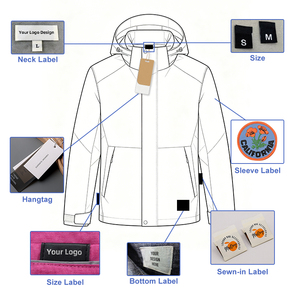 Custom Canvas Nylon Eco-Friendly Quilted Windbreaker Hiking Outdoor Sportswear Trekking <b>Cycling</b> Winter Men Women Waterproof - Product Image 4