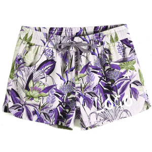 Shorts de bain et de plage personnalisés OEM en toile respirante de haute qualité avec boutons, poches, motifs, séchage rapide, coupe-vent, couleurs personnalisées - Product Image 4