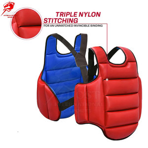 Gilet de protection thoracique professionnel en cuir de haute qualité pour l'entraînement de boxe – Matériaux durables, écologiques et respirants pour un confort optimal - Product Image 6