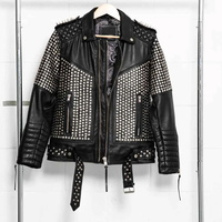 Chaqueta Personalizada Vintage Unisex de Piel de Vaca, Cuero Genuino Ecológico, Resistente al Viento, Transpirable, con Cuello Mao y Cierre de Cremallera para Verano