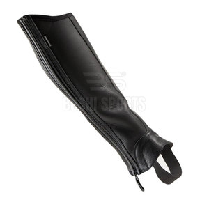Good Quality <b>Half</b> Leather <b>Chaps</b> Classic Style <b>Half</b> Leather <b>Chaps</b> Featuring Secure Fit And Durable Construction - Product Image 4