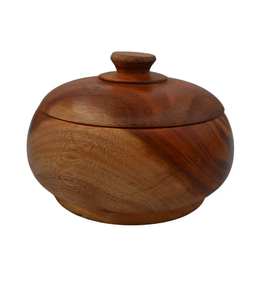 Wood Sugar Pots Sugar Spice Seasoning Bowl Container Salt Sugar Pot Mnaufcature Customized Sale - Product Image 1