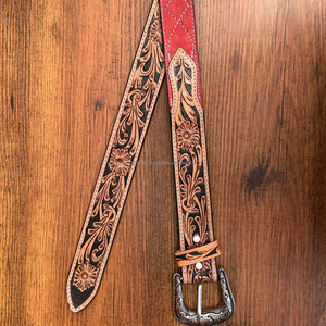 Ceinture ajustable en cuir suédé usinée à la main pour hommes et femmes Ceinture en cuir de vache de marque célèbre de créateur pour nouvel arrivage - Product Image 4