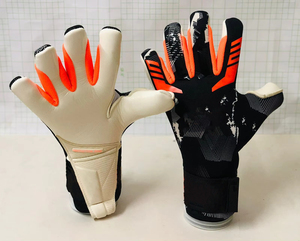 Gants de gardien de but en latex personnalisés pour le football, la gym et l'extérieur, taille junior, professionnel, forte adhérence, paume en latex antidérapante, respirant, avec protection des doigts - Product Image 4