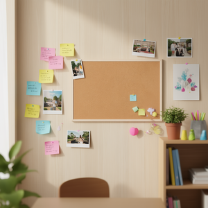 Panneau en liège de haute qualité 60x90 cm pour l'organisation et la créativité - Product Image 3