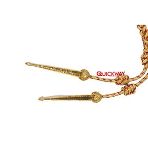 อุปกรณ์ป้องกันส่วนบุคคลปลายสายสีทองแท่งสองชิ้นสำหรับงานพิธีอันสะดวกสบาย - Product Image 1