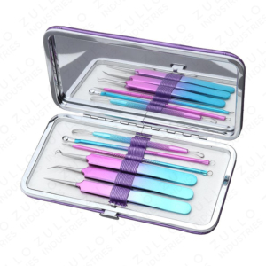 Juego Profesional de 6 Herramientas para Extraer Acné – Kit de Acero Inoxidable para Eliminar Puntos Negros y Espinillas - Product Image 2
