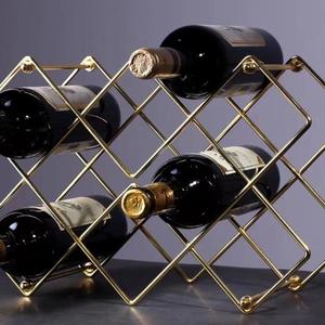 Estantes de Exhibición para Almacenamiento de Vino Personalizados, Soporte Metálico para Botellas de Vino, Soportes para Botellas de Vino - Product Image 1