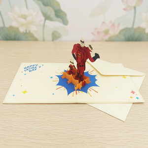 Incredible Dad Pop <b>up</b> Card 3D Handmade Art Paper Gift Love Father's Day Mother's Day Thanksgiving Custom Logo Viet-craft OT546 - Product Image 5