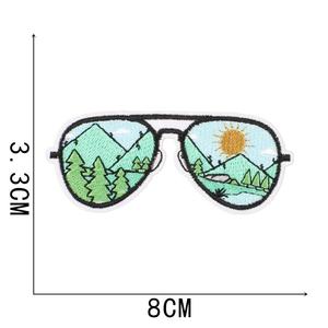 Lot de 18 écussons rectangulaires brodés écologiques sur le thème de la plage, personnalisables, thermocollants, pour décoration de chapeaux, vélos et jeps, motif tortue de mer - Product Image 6