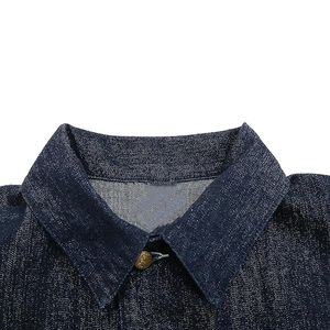 High Quality Mens <b>Denim</b> Jacket Slim Fit Comfortable Cotton <b>Material</b> Stylish Streetwear Jacket For Daily Wear - Product Image 4