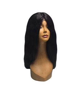 Full Wig 26 Inches 100% Human Remy Indian Hair Natural Wave Lace Front Premium Quality Medium Density Taz Hair Bd gluless wig - Product Image 6