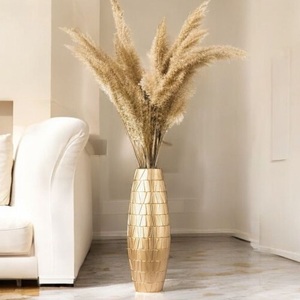 Diseño personalizado hecho a mano, ideal para decoración del hogar, florero dorado y jarrón para flores, hecho a mano, la mejor decoración de interiores y diseño artesanal. - Product Image 5