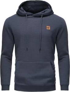 Vente en gros de sweats à capuche pour hommes en polaire, à manches longues, unis, style streetwear simple, personnalisables - Product Image 2