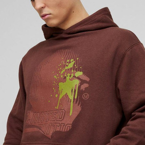 Sweat à capuche d'hiver personnalisé pour homme, 100% coton molletonné, impression en relief, broderie, couleur unie, couleur personnalisée, haute qualité - Product Image 2