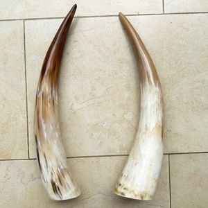 Jarra de Cuerno Vikinga Hecha a Mano, Jarra de Cerveza de Cuerno de Buey Natural Pulido, Estilo Medieval, con Soporte de Cuero, Regalo - Product Image 6