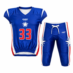 Conjunto de Uniforme de Fútbol Americano Sublimado Personalizado, Jersey de Entrenamiento Profesional para Equipo, Ropa Deportiva Transpirable para Hombre y Jóvenes - Product Image 1