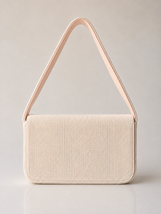 Bolso Rectangular Lavable de Poliéster con Cuentas de Vidrio y Bordado, Modelo AFA-03 de ALI FASHION ART, para Uso Diario - Product Image 2