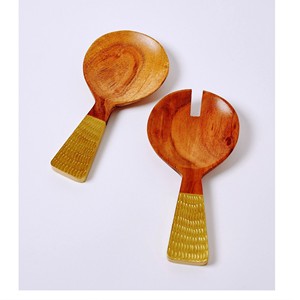 Utensilios para Ensalada Ecológicos de Color Natural, Aptos para Lavavajillas, Hechos en India para el Hogar y la Cocina - Product Image 2