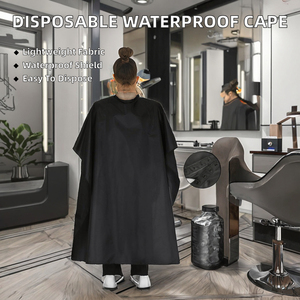 Capas de Barbero Profesionales y Elegantes de Alta Calidad, Capa de Salón Sublimada de Poliéster y Nailon, Delantal para Corte de Cabello con Color y Logotipo Personalizados - Product Image 5