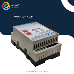 WITTELB WIN-IO-4dIM Industrial IO <b>Module</b> 4 Analog Input Ports Digital Output Modbus RTU RS485 Interface IP55 Protection Wi-Fi - Product Image 1
