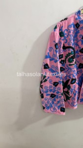 <b>Jacket</b> <b>For</b> <b>Women</b> <b>Velvet</b> <b>Jacket</b> Hand Pink Floral Embroidered <b>Jacket</b> Boho Hippie <b>Jacket</b> Inside Cotton Iining <b>Jacket</b> - Product Image 2