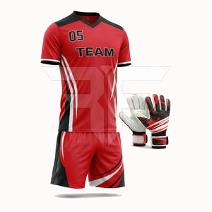 Tenues de football imprimées durables et respirantes, ensembles d'entraînement de football personnalisés, maillots et shorts de football à prix abordable en promotion - Product Image 4