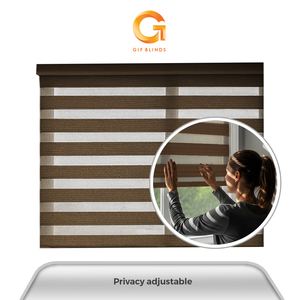 Mejor Proveedor de Persianas Zebra Semiopacas Color Marrón Oscuro ZB9113 198x183cm para Hogar y Oficina, Superventas en Malasia, Calidad OEM B2B - Product Image 6