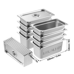 ถาดเก็บอาหารสำหรับใช้ในเชิงพาณิชย์และครัวเรือน สำหรับวางบนโต๊ะ - Product Image 6