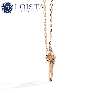 Collier pendentif goutte d'eau en diamant de laboratoire, or 18 carats, 1 carat, étincelant, certifié IGI, idéal pour offrir - Product Image 4