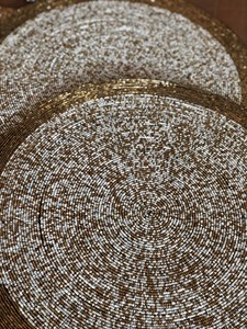Luxury Handmade Beaded Embroidered <b>Placemats</b> Premium Decorative <b>Dining</b> <b>Table</b> Accessories for Home Hotel Restaurant Wedding event - Product Image 5