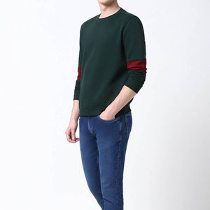 Sudadera de Hombre de Alta Calidad, Sostenible, Básica, Verde, de Secado Rápido, Cuello Redondo, Talla Grande, Personalizada, Mezcla de Algodón - Product Image 2