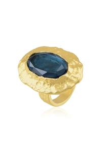 Anillo de Aleación Chapado en Oro para Mujer, Calidad de Exportación, con Gema Brillante, para Fiestas y Uso Diario, Disponible al Mejor Precio del Mercado - Product Image 4