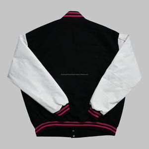 High Quality Customized College Letterman <b>Jacket</b> Winter Baseball Style Breathable Wool Cow Skin Varsity <b>Hooded</b> <b>Fur</b> - Product Image 4