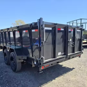 Unused 2026 7x16 Hillcrest Trailers 7×16 17.6K Dump Trailer Telescopic Lift 40″ Sides <b>For</b> Sale - Product Image 5