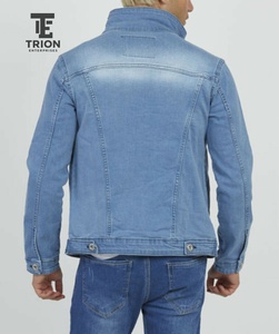 Men's Custom Custom Men's Designer Casual Cotton Denim Jacket Button Closure <b>Coat</b> Waterproof Winter Comfortable <b>Heated</b> Jean OEM - Product Image 6