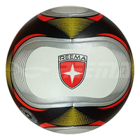 Ballon de football durable en PU texturé Fusion Tec, modèle SANTIAGO, multicolores, personnalisable pour l'entraînement professionnel, conçu par Reema