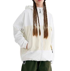 Veste coupe-vent pour femme avec fermeture éclair, capuche coupe-vent, vêtements de sport de plein air pour femme, veste coupe-vent pour le basketball, prix raisonnable - Product Image 3