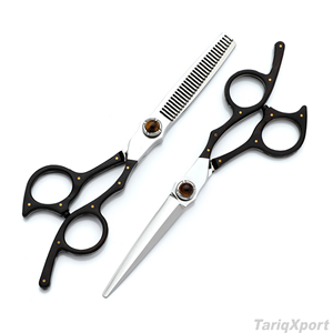 Hair Scissors Rose Gold 5.5'' 6" Japan 440C Scissors for Hairdresser Professional Hair Cutting Scissors Thinning <b>Shears</b> Salon - Product Image 2