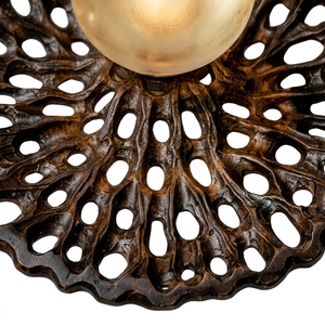 Lampe murale LED en teck Elura de luxe, style décoratif moderne pour l'intérieur de la maison, chambre à coucher, salon, hôtel - Product Image 4