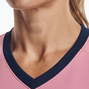 Premium Quality Women's Lacrosse Jersey Printed Plus Size V-Neck Short Sleeve 100% Polyester Customizable - Product Image 5