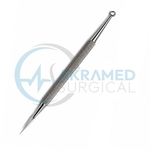 Extractor de Puntos Negros de Acero Inoxidable, Cuchillo para Acné de Doble Punta, Herramienta de Belleza para Eliminar Espinillas, Certificado CE ISO - Product Image 6