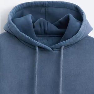 เสื้อฮู้ดดี้ผ้าฝ้ายขนาดใหญ่พิเศษ ปักโลโก้ สตรีทแวร์ หนานุ่ม ราคาโรงงาน - Product Image 4