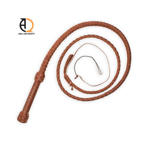 Látigo de Cuero Profesional para Entrenamiento Bull Whip - Product Image 5