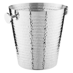 Nouvel Arrivage : Seau à Glace en Métal pour Champagne avec Poignée, Finition Argentée, Refroidisseur à Vin pour Club, Fête, Bar - Product Image 2