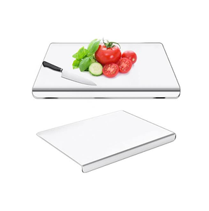 Planche à découper élégante en acrylique, facile à nettoyer, gadget de cuisine, planche à découper pour fromage/pain/fruits, en promotion. - Product Image 1