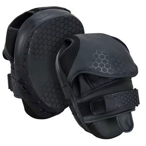 Mitaines de frappe Focus Mitts en cuir de haute qualité pour l'entraînement de boxe, MMA, kickboxing, entraînement en salle de sport, fitness et équipement de frappe ciblée - Product Image 1